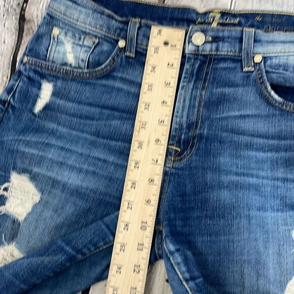 7 for all mankind the relaxed skinny distressed Jeans 30” - Picture 15 of 16